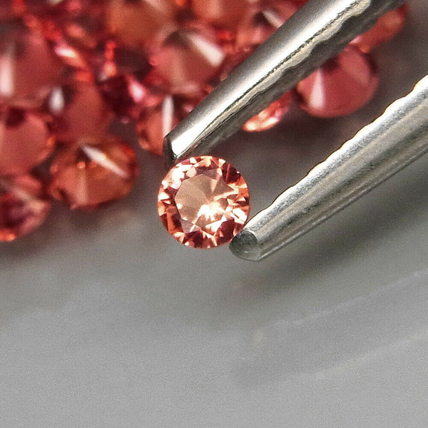 Шпинель падпараджа 2.09ct 2.0 мм 45 шт