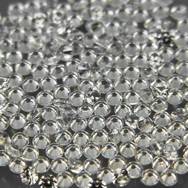 Белые цирконы 0.86ct 1.3 мм 50 шт
