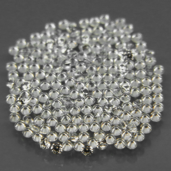 Белые цирконы 0.86ct 1.2 мм 50 шт
