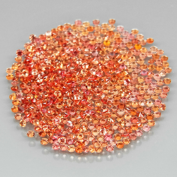 Оранжевая шпинель 0.27ct 1 мм 50 шт