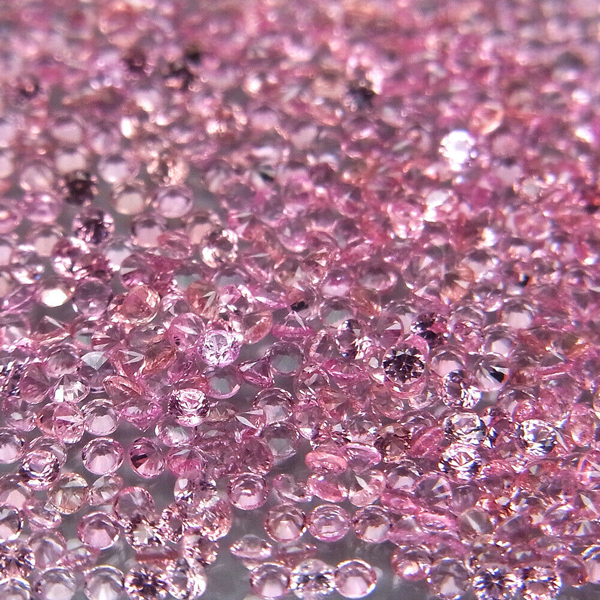 Розовая шпинель 0.27ct 1 мм 50 шт