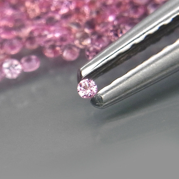 Розовая шпинель 0.27ct 1 мм 50 шт