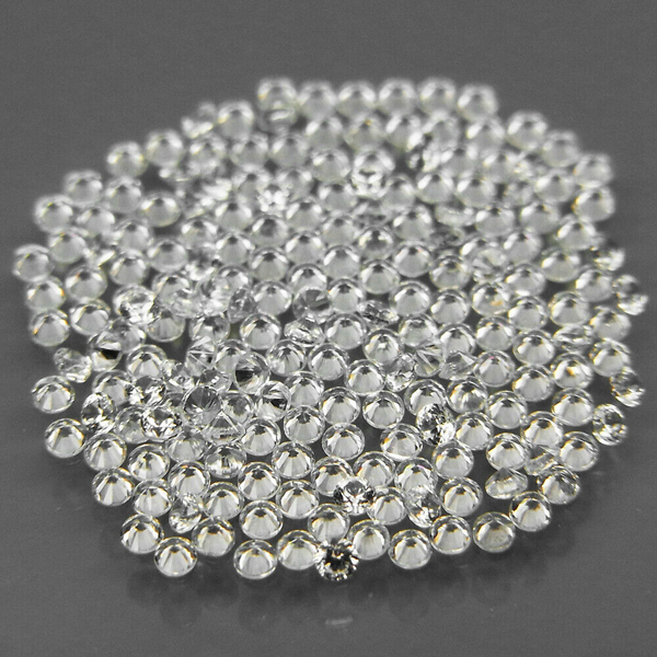 Белые цирконы 0.46ct 1 мм 50 шт