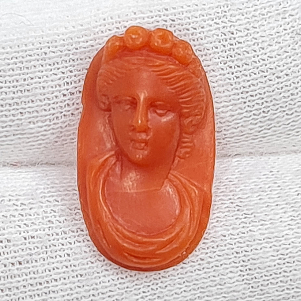 Розовый коралл 6.90ct