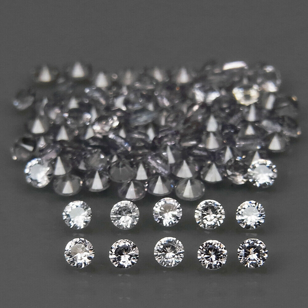 Платиновая шпинель 1.51ct 1.8 мм 50 шт