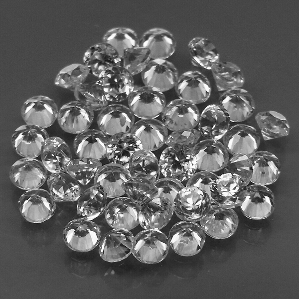 Белые цирконы 1.15ct 2.25мм 16 шт