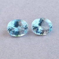 Топазы Sky Blue 7.65ct пара