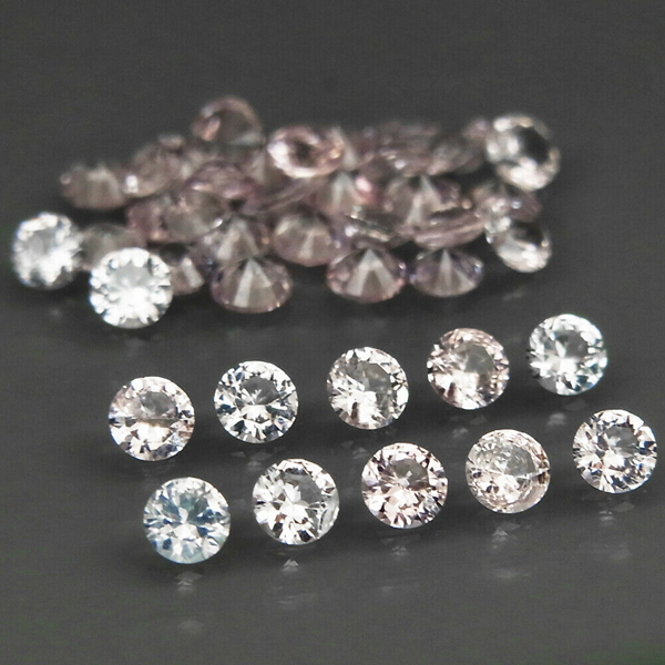 Платиновая шпинель 1.25ct 2.5мм 20шт