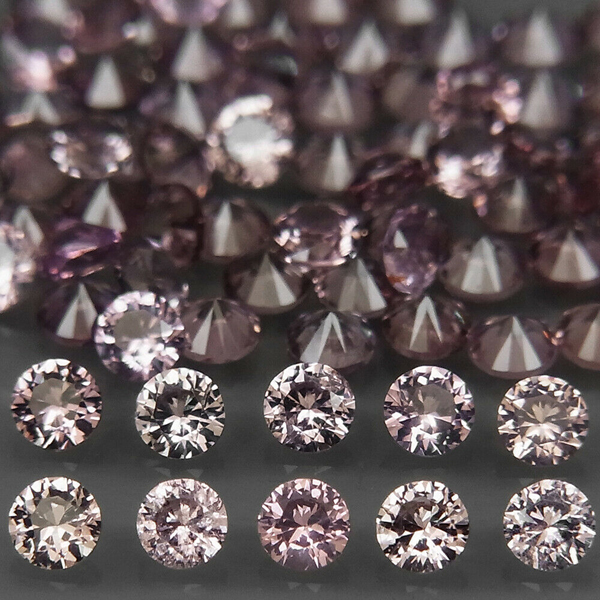 Лавандовая шпинель 1.51ct 2мм 36шт