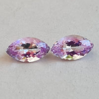 Сиреневые аметисты 14.15ct пара