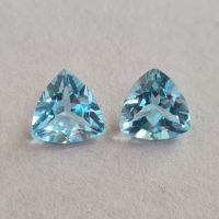 Топазы Sky Blue 7.10ct пара