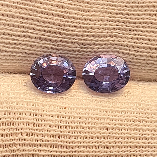 Бирманская шпинель 1.25ct пара