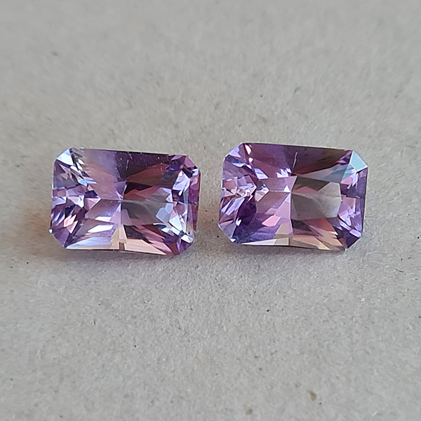 Боливийские аметисты 4.65ct пара