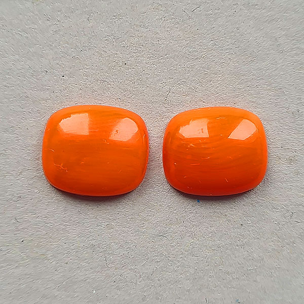Красные кораллы 4.55ct пара