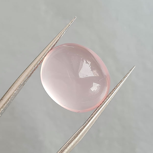 Розовые кварцы 19.90ct пара