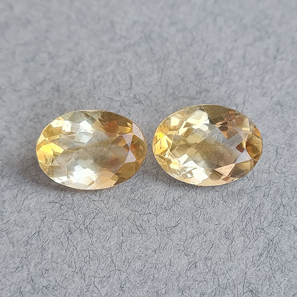 Цитрины 11.55ct пара