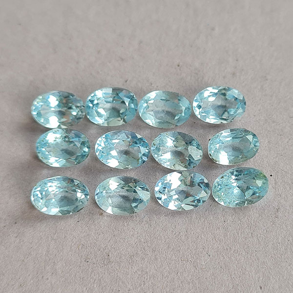 Топазы Sky Blue 11.05ct 12 шт