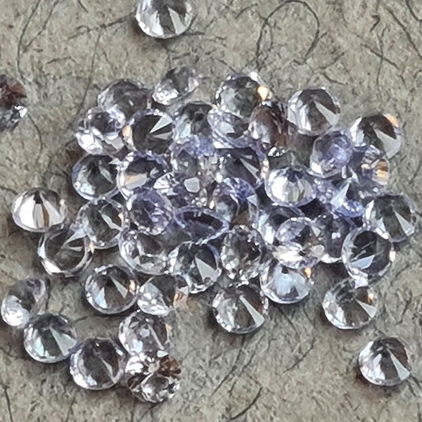 Танзаниты 0.44ct 1.2 мм 50 шт