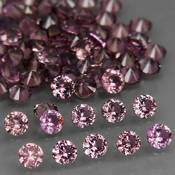 Фиолетовая шпинель 1.51ct 2 мм 36 шт