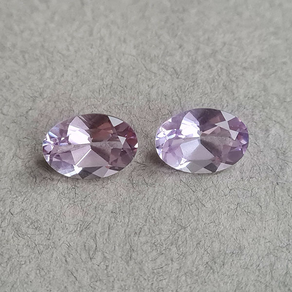 Бразильские аметисты 7.95ct пара