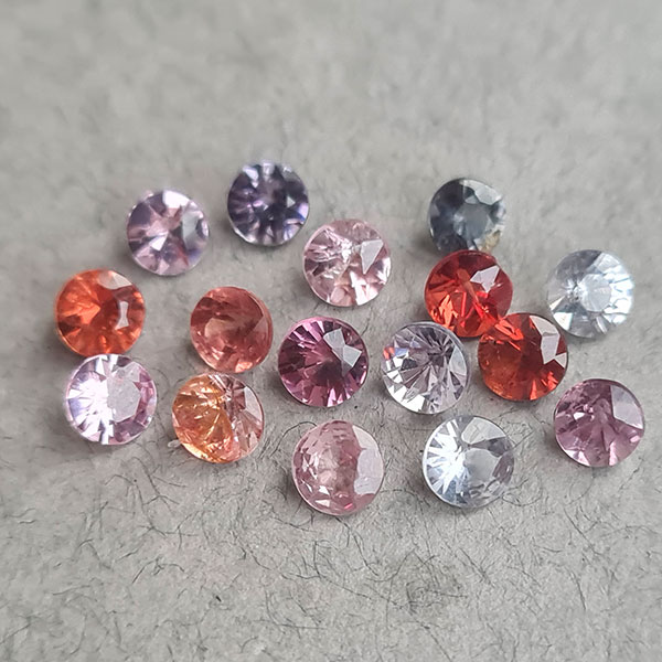Фантазийная шпинель 6.05ct 4.5 мм 16 шт