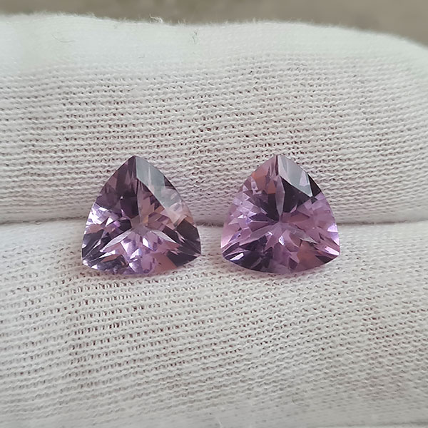 Бразильские аметисты 5.50ct пара